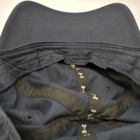 Under Armour Wells Fargo Baseball Cap Blue One Size Adjustable 6 Panel Blank - Picture 8 of 8